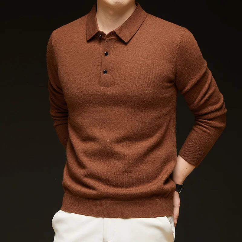 ADAM CASHMERE POLO