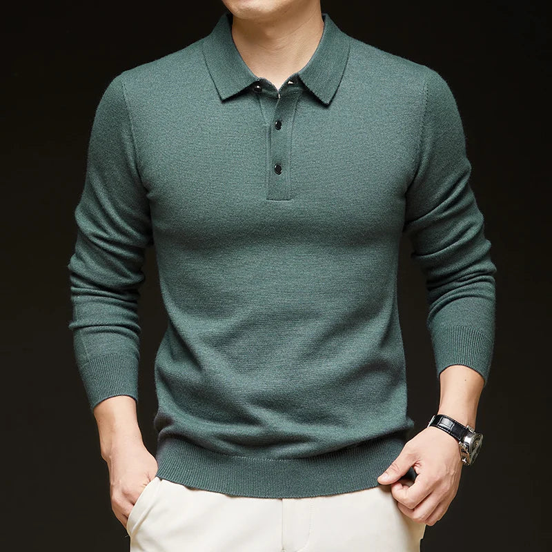ADAM CASHMERE POLO